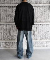 ex. Organic hemp V-neck sweater - walenode