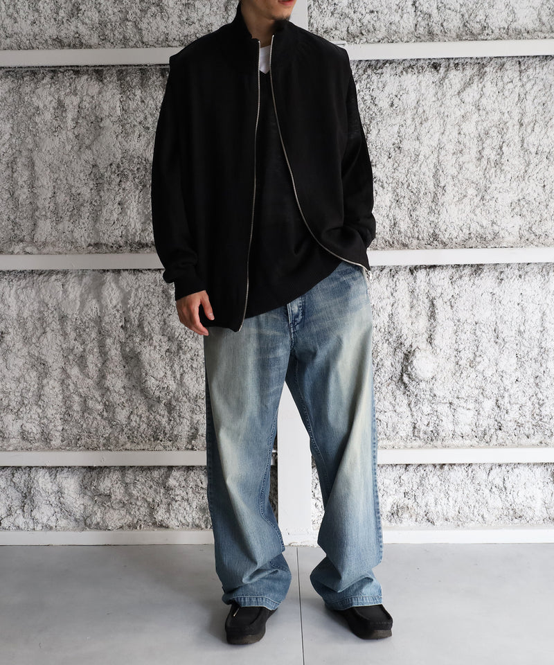 ex. Organic hemp V-neck sweater - walenode
