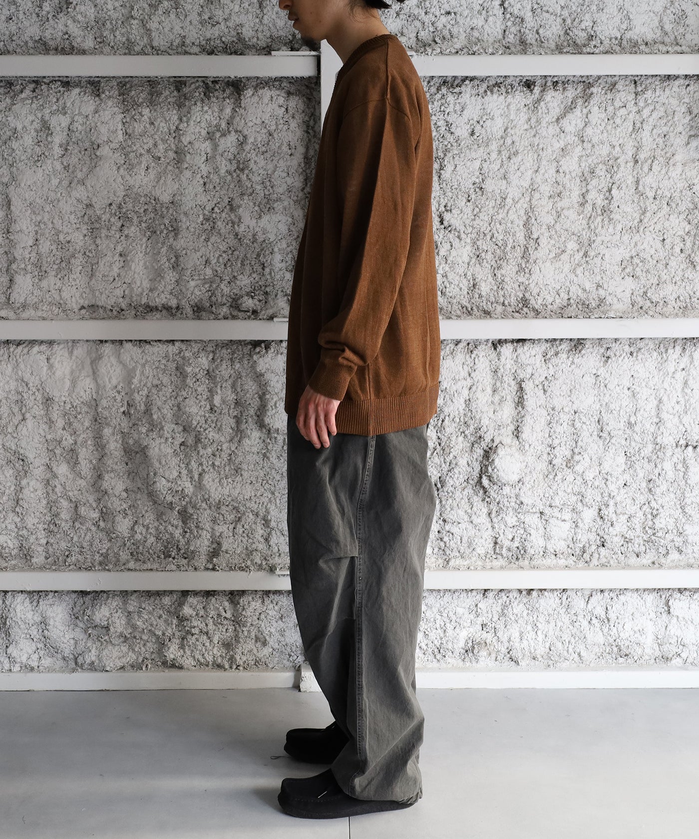 Organic hemp V-neck sweater - walenode – C THE C