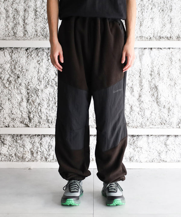 NYLON RIP STOP X FLEECE PANTS - LANTERN