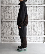 NYLON RIP STOP X FLEECE BLOUSON - LANTERN