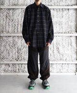 wool check shirt - semoh