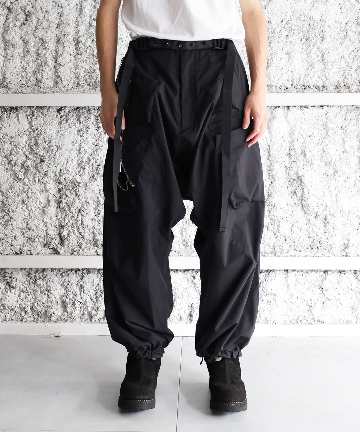 P30AL-E ENCAPSULATED NYLON ULTRAWIDE DRAWCORD CARGO TROUSER