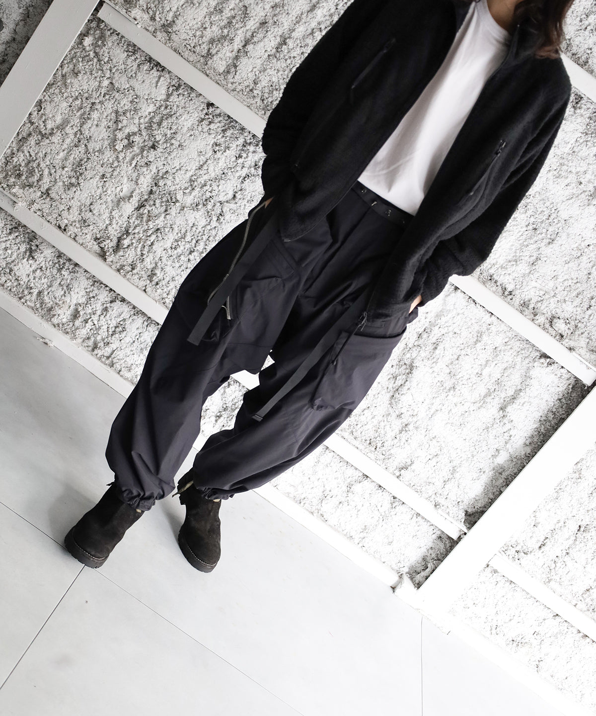 P30AL-E ENCAPSULATED NYLON ULTRAWIDE DRAWCORD CARGO TROUSER GEN. 1