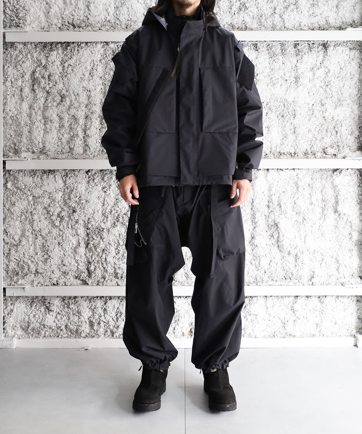 P30AL-E ENCAPSULATED NYLON ULTRAWIDE DRAWCORD CARGO TROUSER GEN. 1