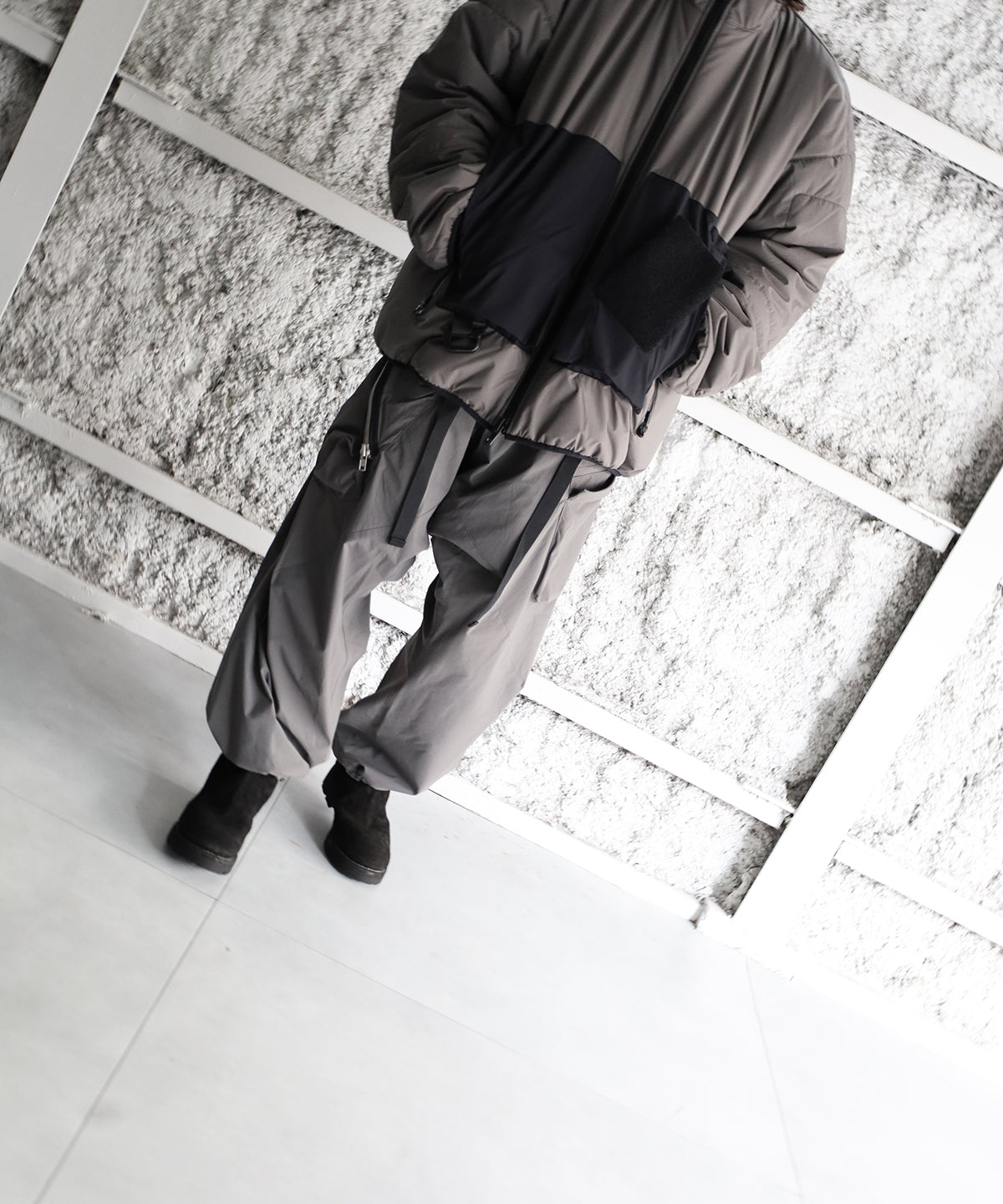 P30AL-E ENCAPSULATED NYLON ULTRAWIDE DRAWCORD CARGO TROUSER GEN. 1