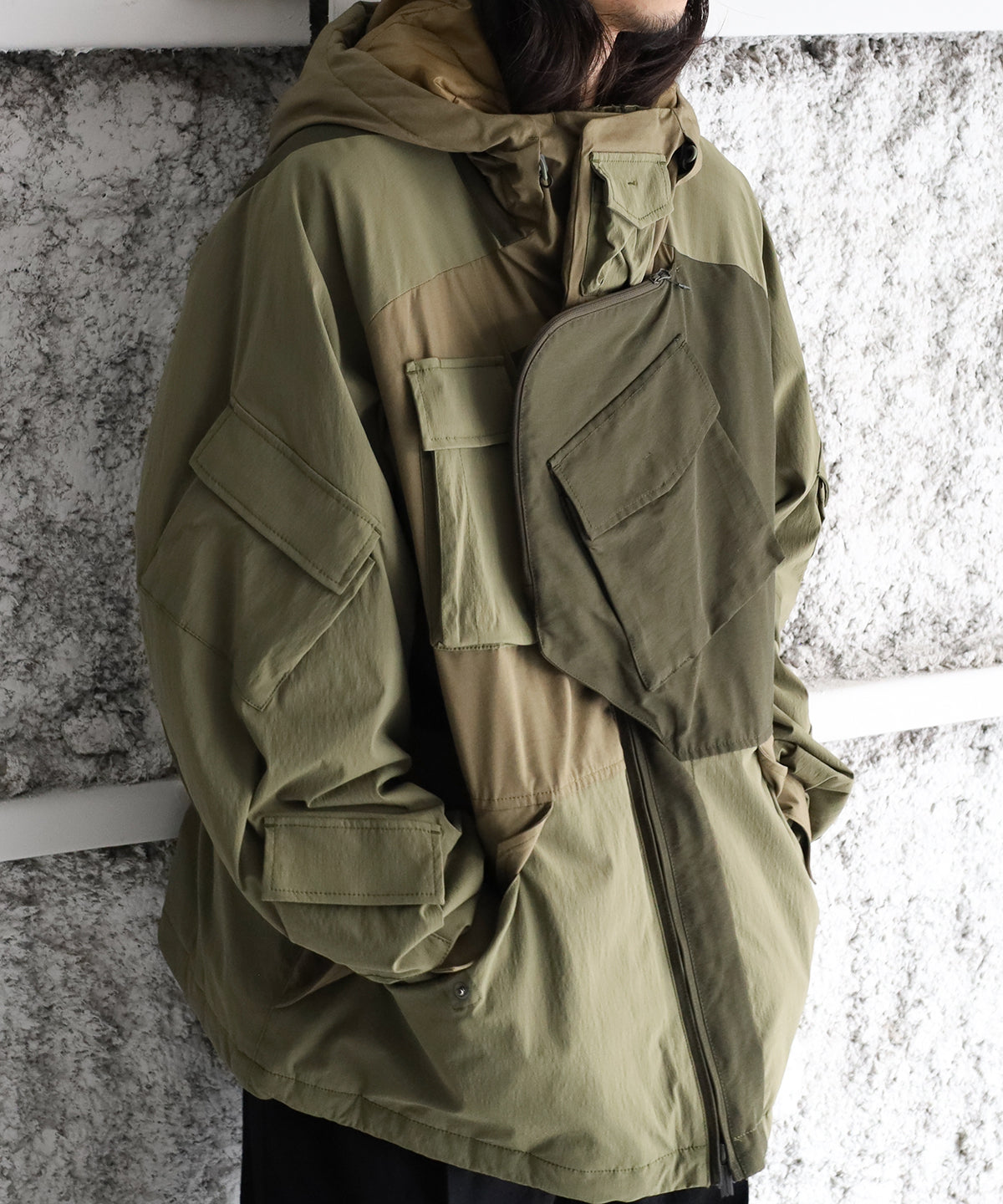 LAST1>> WM×NEXUSⅦ ASYMMETRY JACKET - White Mountaineering LAST1>> WM×NEXUSⅦ ASYMMETRY JACKET - White Mountaineering