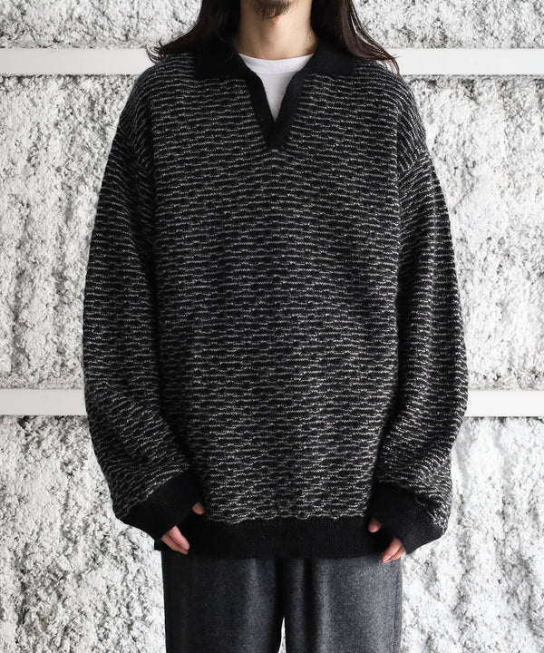 Mohair Skipper Knit - Blanc YM