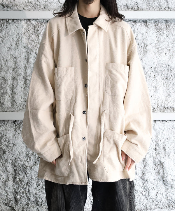 LAST1 >> PILLING SHIRT JACKET - ANCELLM