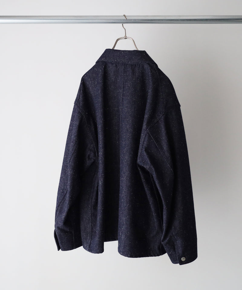 Silk Denim Coverall - Blanc YM