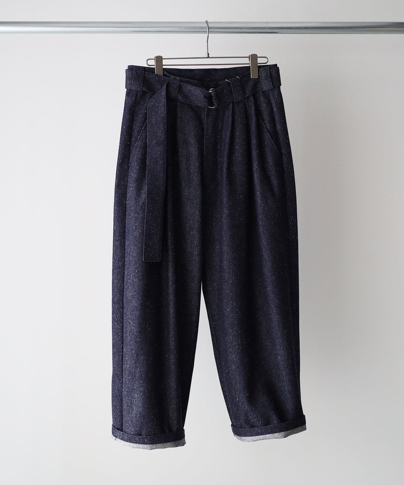 Silk Denim Wide Pants - Blanc YM