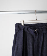 Silk Denim Wide Pants - Blanc YM