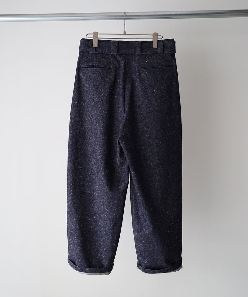 Silk Denim Wide Pants - Blanc YM