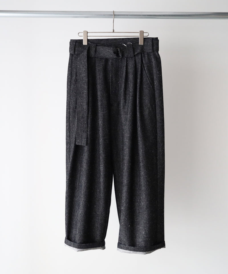 Silk Denim Wide Pants - Blanc YM