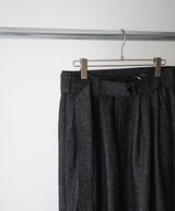Silk Denim Wide Pants - Blanc YM