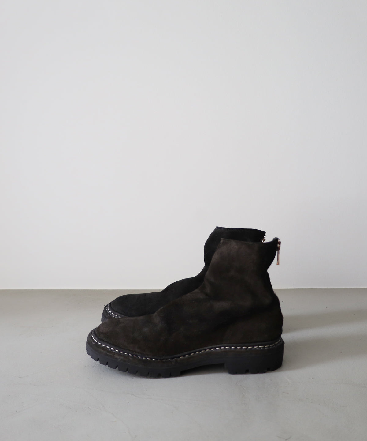 796V HORSE REVERSE, LINED BACK ZIP BOOT