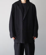 LAST1>> BRATAC SILK × ORGANIC WOOL TAFFETA COMFORT CAR COAT - MARKAWARE