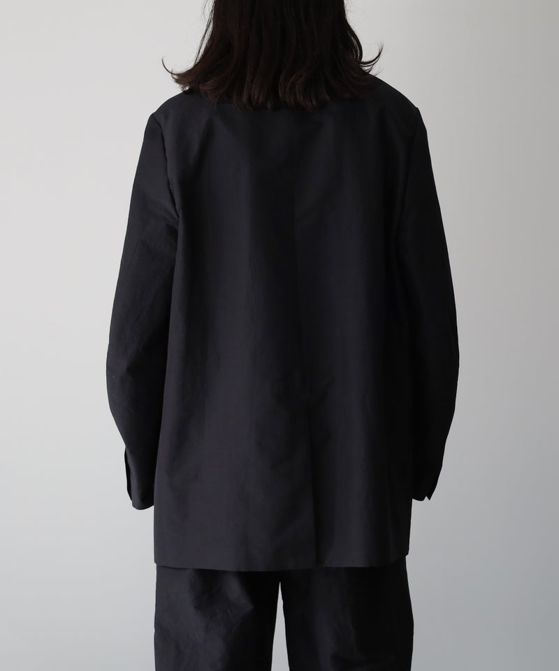 LAST1>> BRATAC SILK × ORGANIC WOOL TAFFETA COMFORT CAR COAT - MARKAWARE
