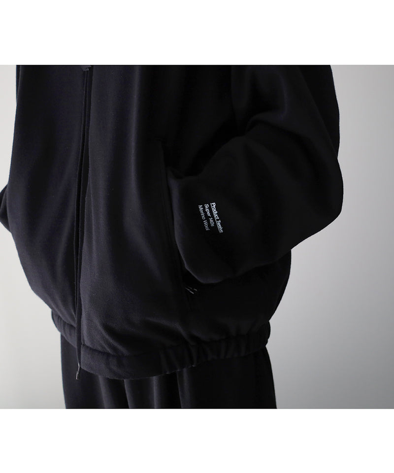 Super 140’s Melino Wool Zip Up Sweat  - Product Twelve