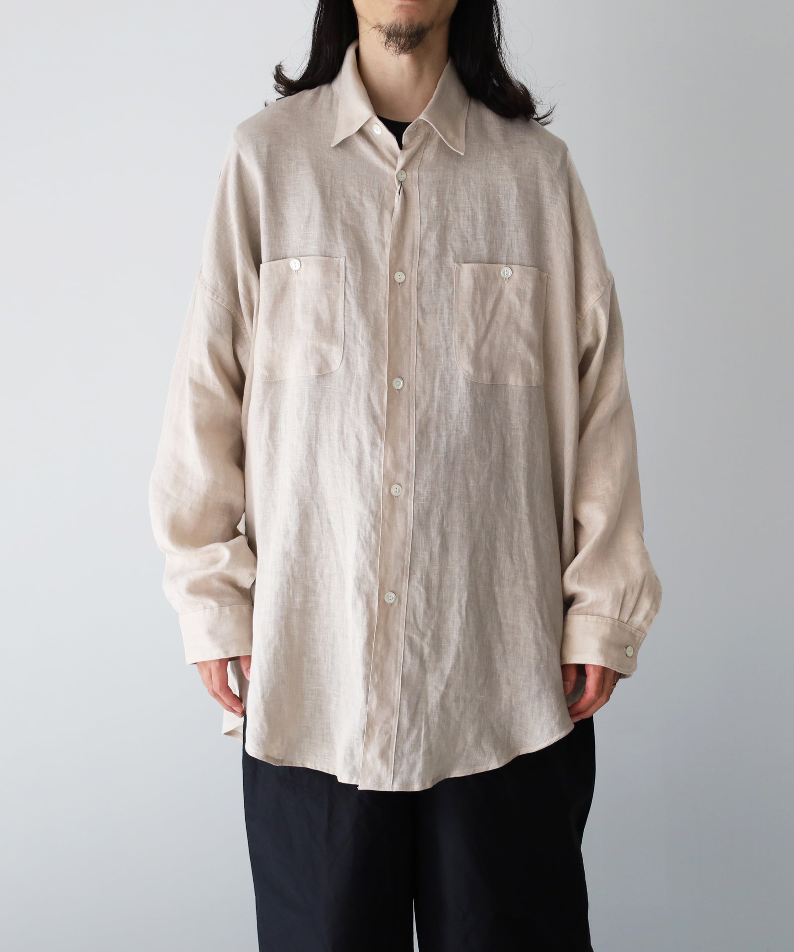 MARKAWARE ヘンプ 半袖シャツ (size/2) Hemp Shirting – MARKAWARE