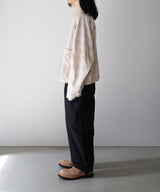 OMBRECHECK SHORT ZIPUP SHIRT - ANCELLM