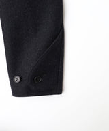 Angola Melton Wide Collar Coat - semoh