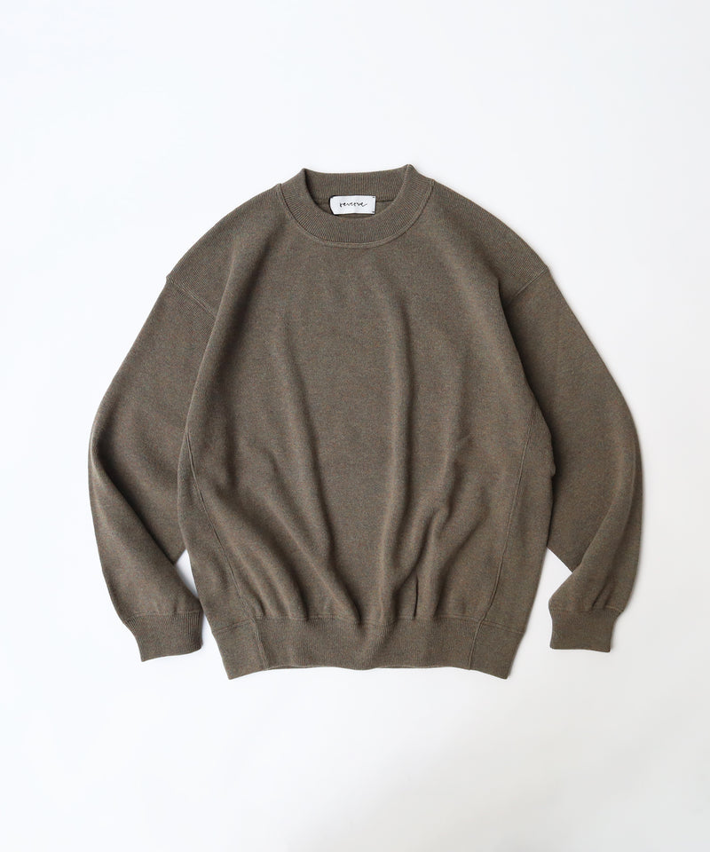 Wool Knit Sweat Crewneck Pullover - reverve